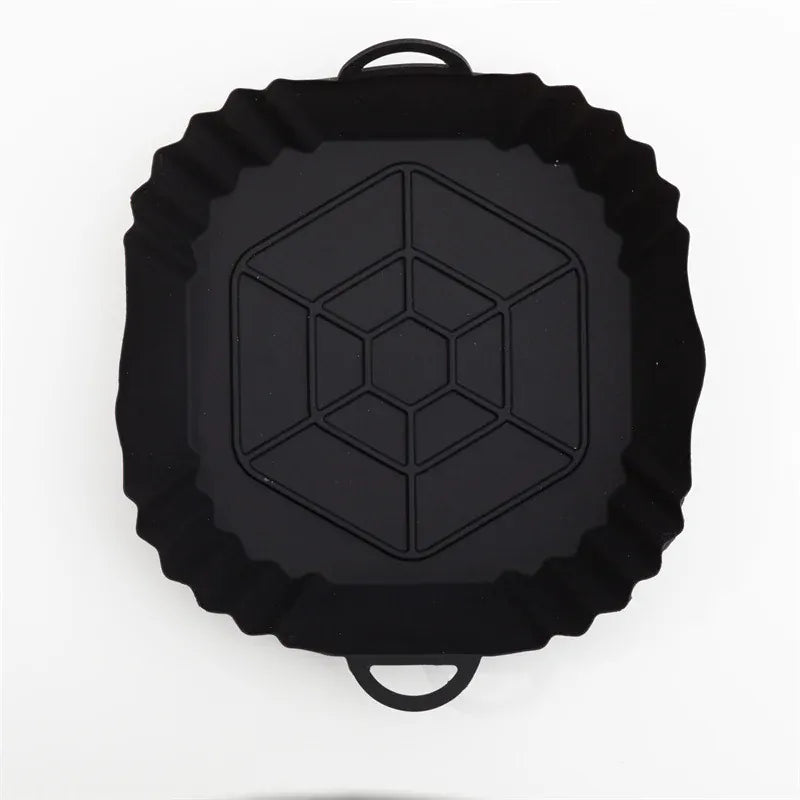 Moule Silicone Réutilisable Air Fryer Carré - 1 Pièce Air Fryer