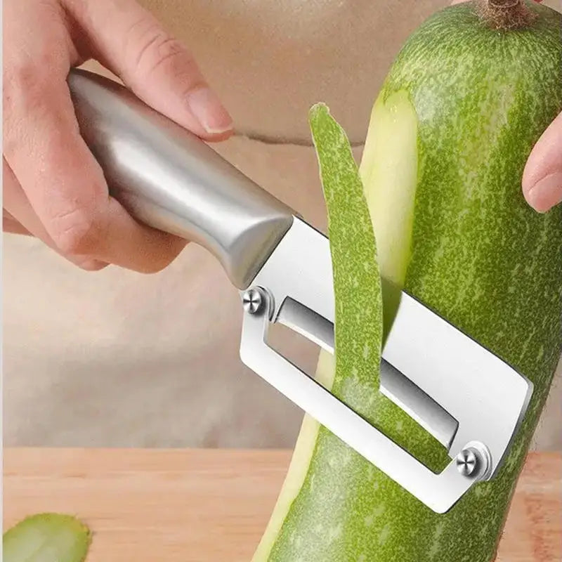 Éplucheur en Inox avec Lame Plate eplucheurs