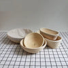 Panier de fermentation en rotin (lot de 2) – Banneton artisanal avec doublure en lin