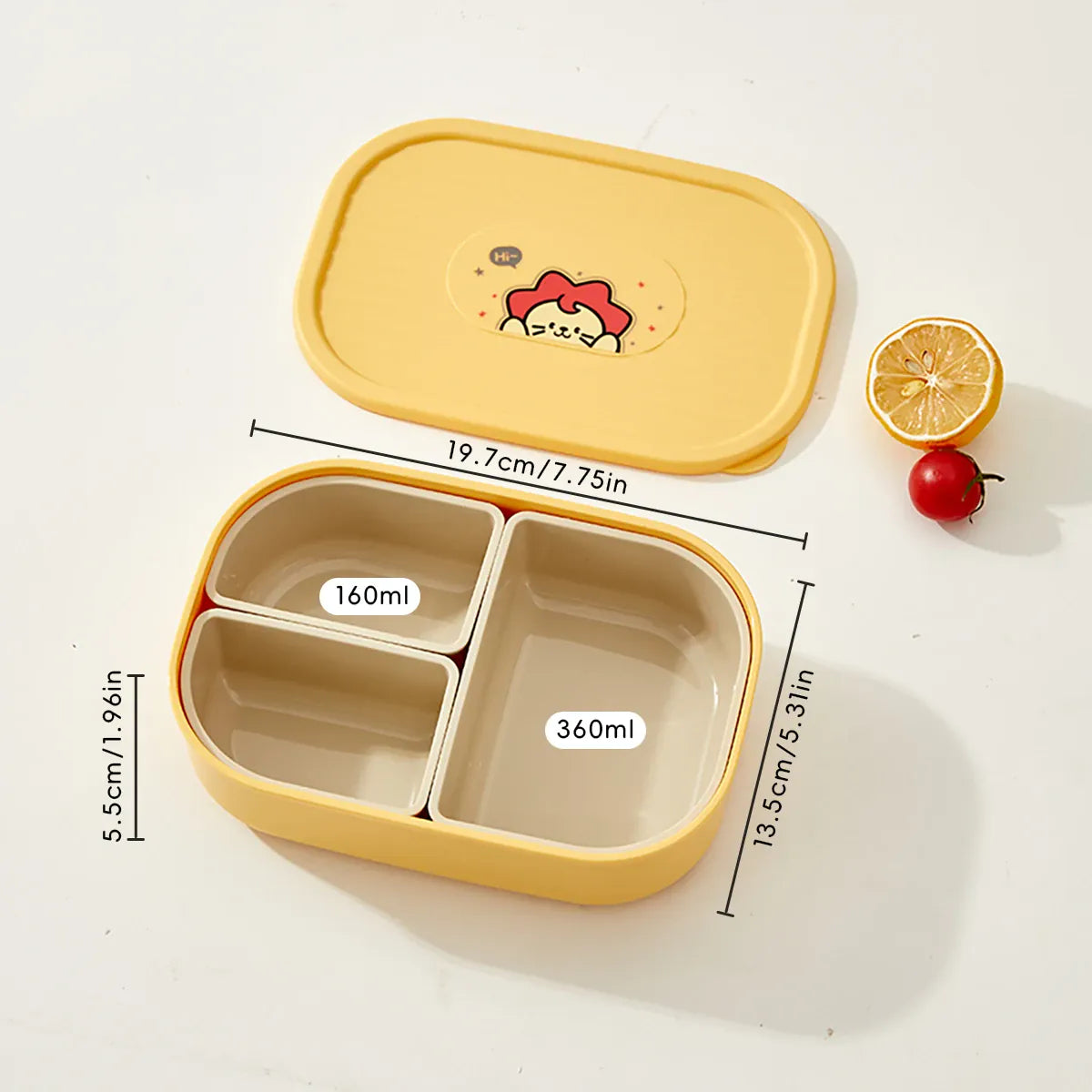 Ensemble Bento pour Enfant avec Sac Isotherme et Couverts Bento