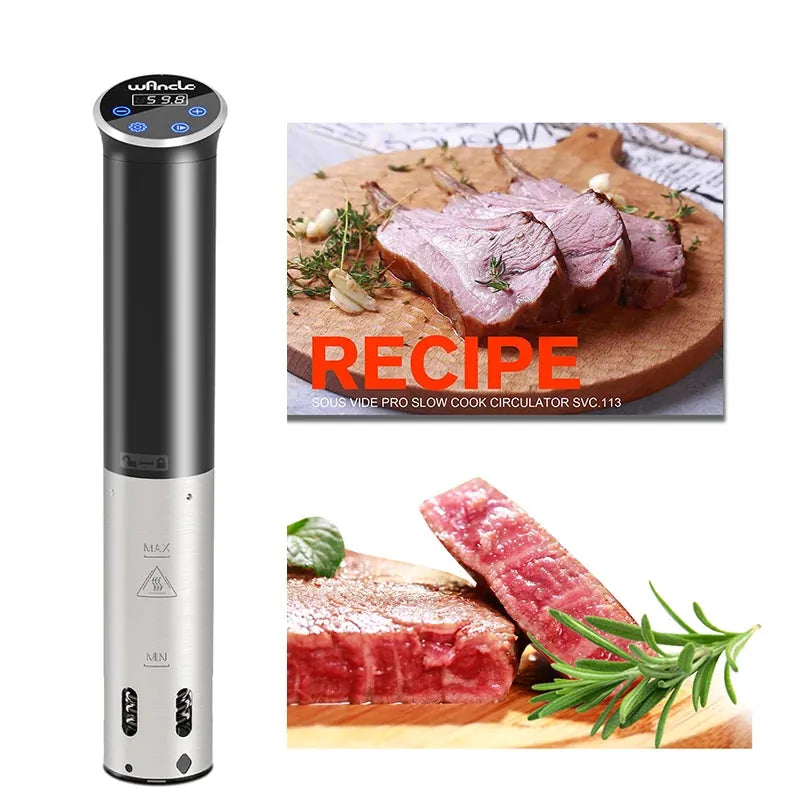 Cuiseur Sous Vide à Immersion 1100W IPX7 Écran Tactile Précision ±0,1 °C sv