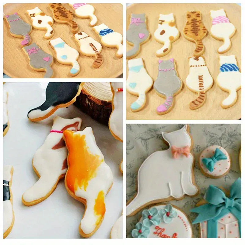 Emporte-pièces à biscuit en acier inoxydable - Set de 5 animaux emportepieces