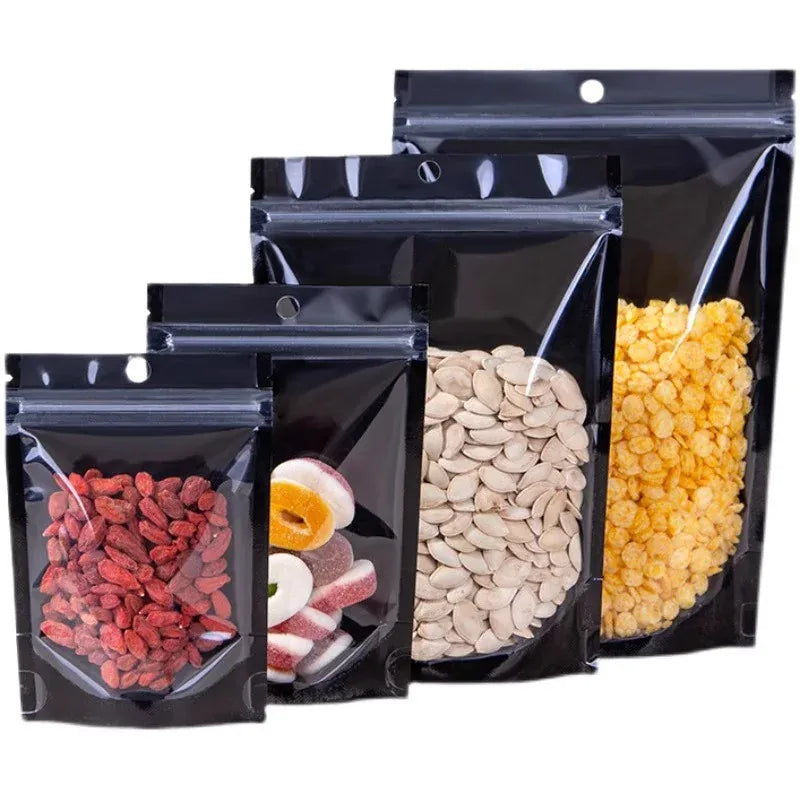 Sachets Kraft Réutilisables Lot de 100 pièces Transparent 20x30cm