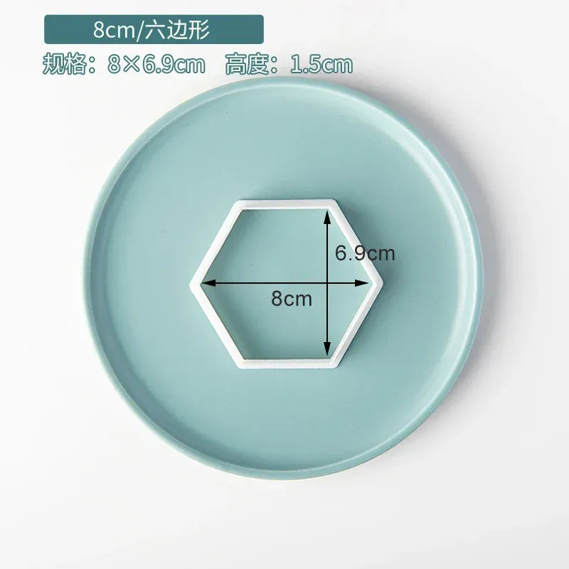 Emporte-pièce à Pâtisserie - Ensemble de 6 Formes Géométriques emportepieces