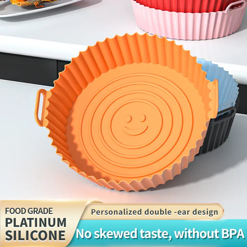 Moule Silicone Air Fryer Rond Réutilisable 25 cm - Lot de 1 Air Fryer