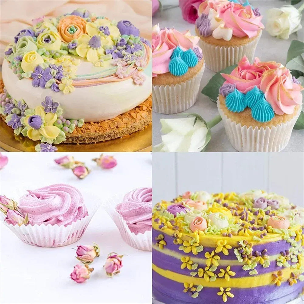 Set de 27 Douilles à Pâtisserie en Acier Inoxydable pour Décoration de Gâteaux douillepoche