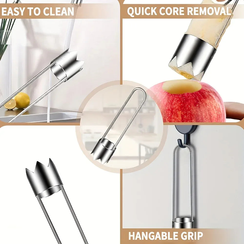 Eplucheur en Acier Inoxydable | Lot de 12 Outils de Coring