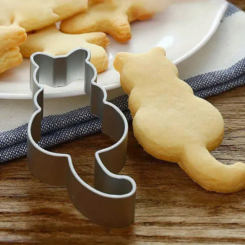 Emporte-pièces à biscuit en acier inoxydable - Set de 5 animaux emportepieces