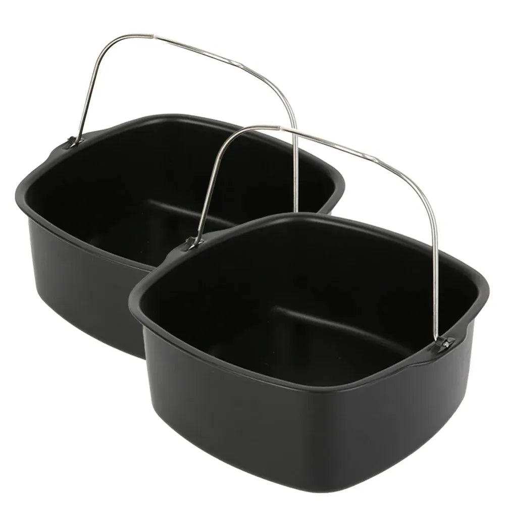 Moule Antiadhésif Carré pour Friteuse Air Fryer - 20 cm Air Fryer