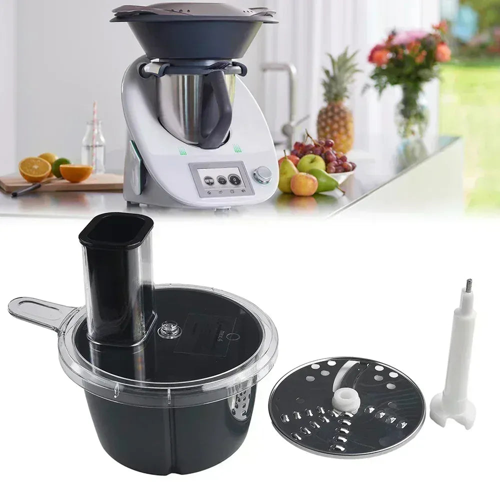 Kit Découpe et Râpe pour Thermomix TM5 TM6 – Conteneur avec Disque Inox Thermomix