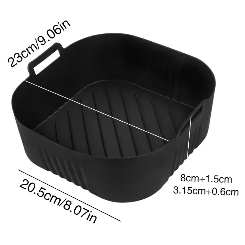 Kit Accessoires Air Fryer Réutilisables - Lot de 5 Pièces Air Fryer