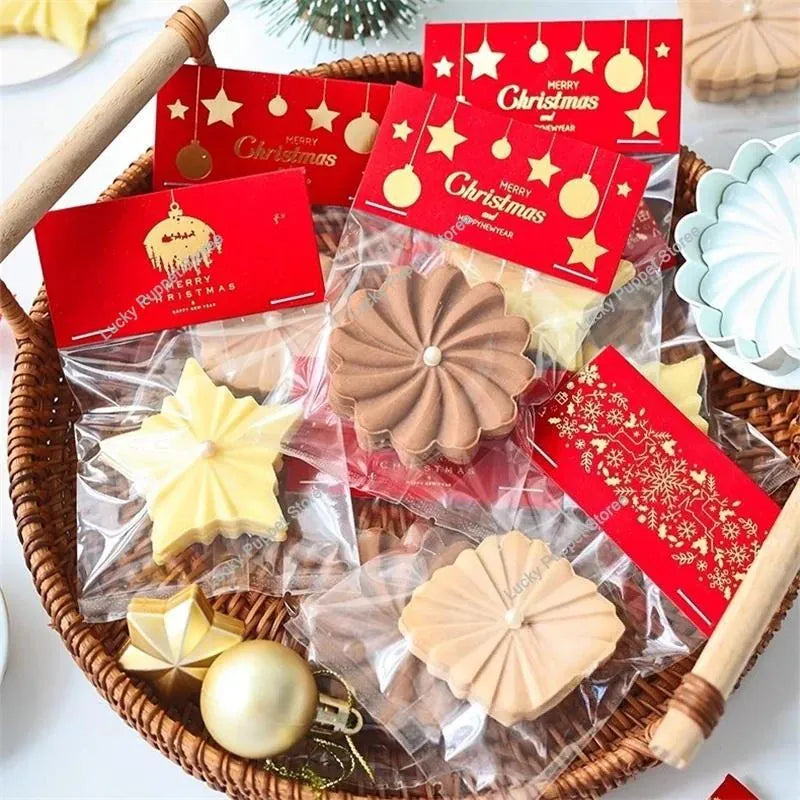 Emporte-pièces à biscuits en métal - Set de 3 modèles floraux emportepieces