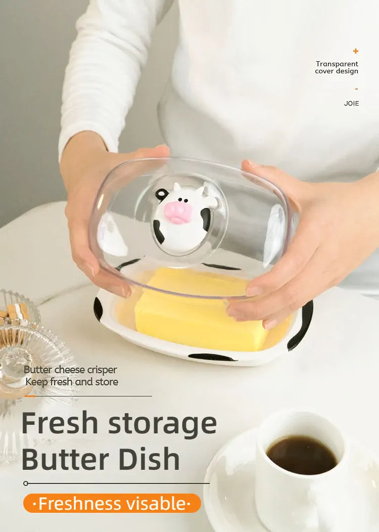 Boîte de Conservation avec Couvercle pour Beurre et Fromage