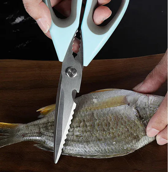 Ciseaux de cuisine en acier avec fonction casse-noix ciseaux