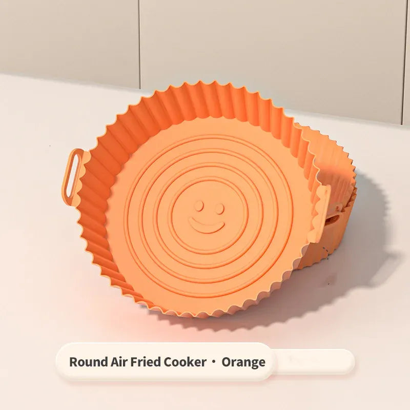 Moule Silicone Air Fryer Rond Réutilisable 25 cm - Lot de 1 Air Fryer