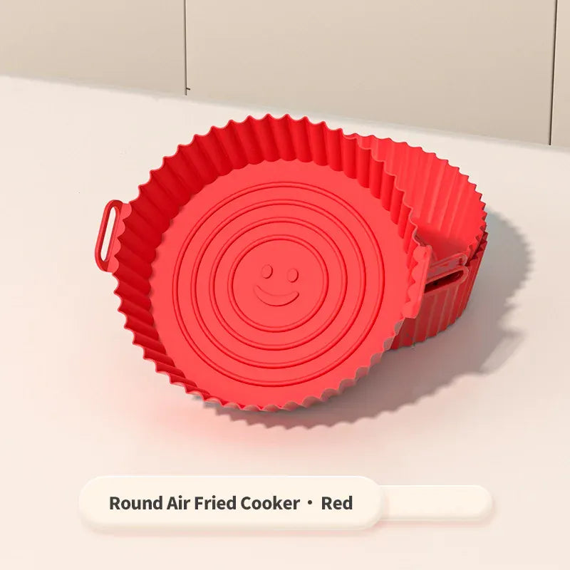 Moule Silicone Air Fryer Rond Réutilisable 25 cm - Lot de 1 Air Fryer