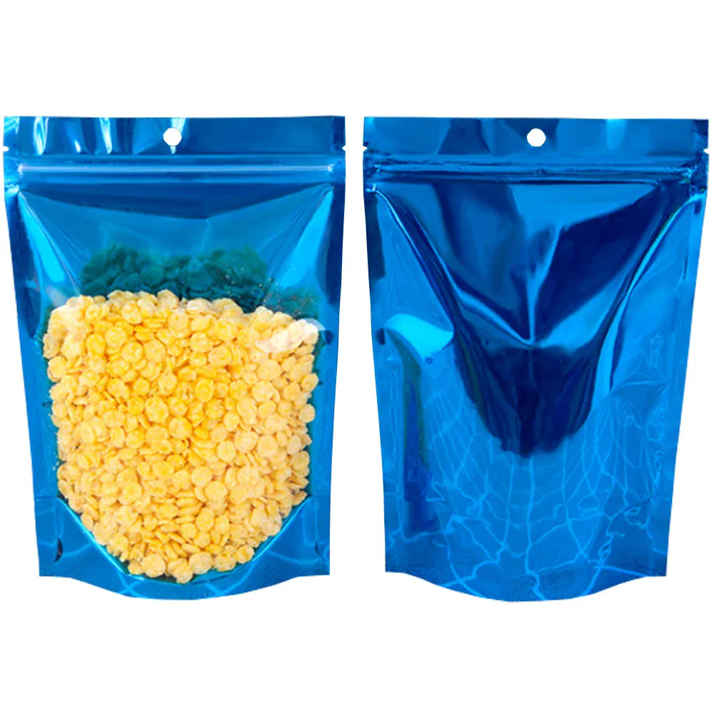 Sachets Zip Alimentaires Hermétiques Noir - Lot de 100 pièces