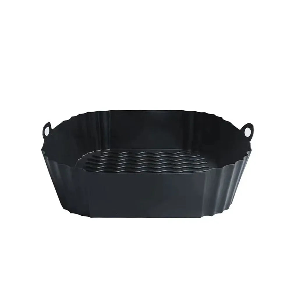 Moule Silicone Air Fryer Réutilisable Rectangulaire - Lot de 2 Pièces Air Fryer