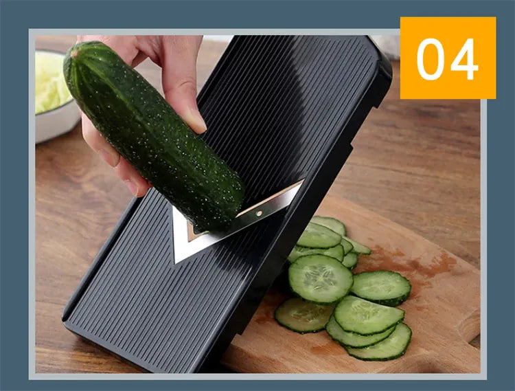 Mandoline à Chou en Acier Inoxydable - Râpe à Légumes avec Grille Mandoline