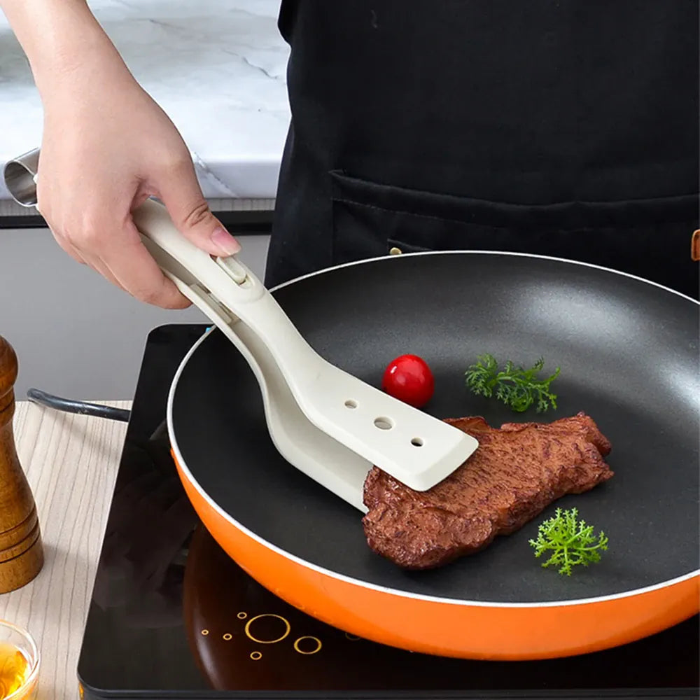 Spatule Silicone 2 en 1 Non-Stick pour Œufs et Viande spatule en silicone