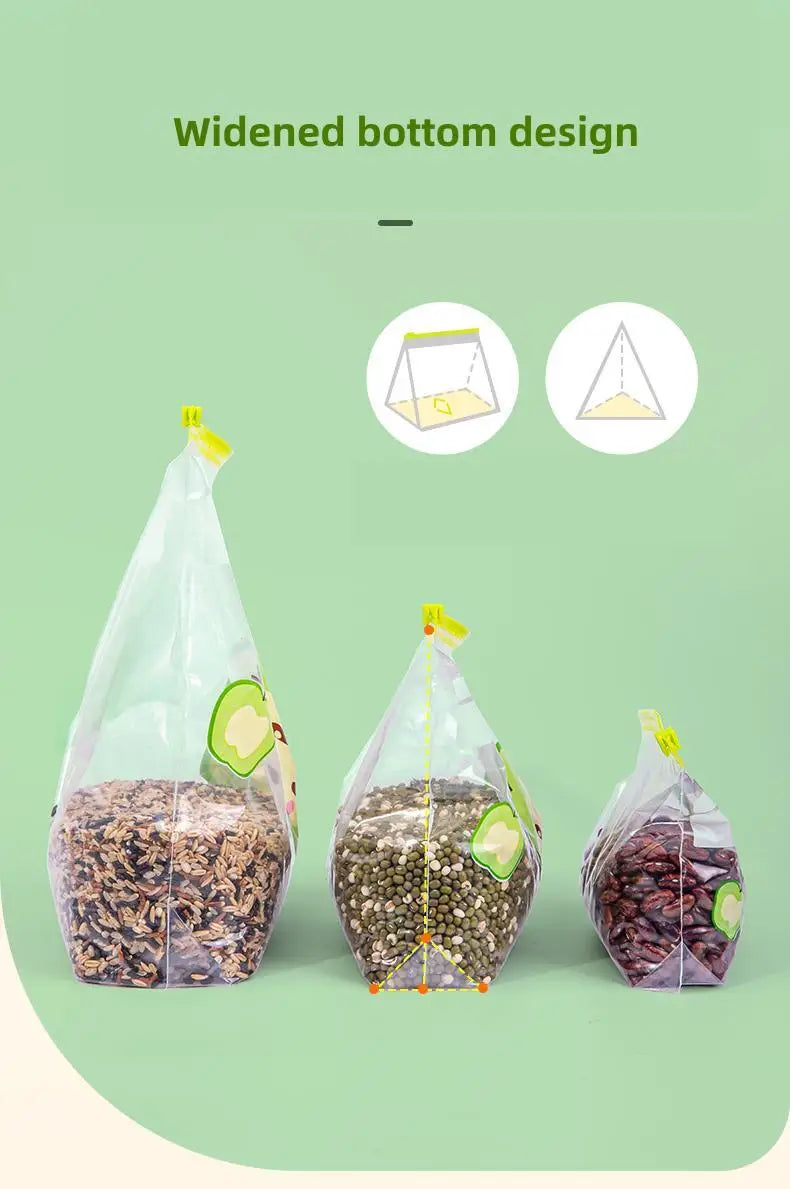 Sachets Zip Alimentaires Réutilisables - Lot de 30 pièces Hermétiques
