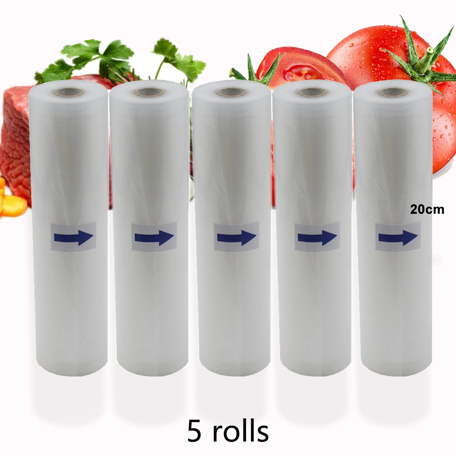 rouleaux de sacs sous vide 28cm par 500cm