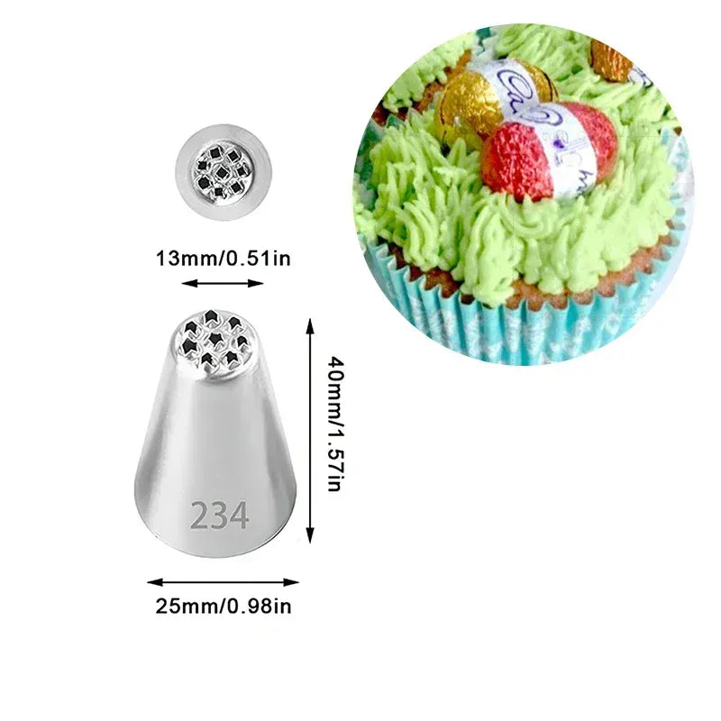 Douilles de pâtisserie en acier inoxydable - Set de 15 pièces pour décoration de gâteaux et cupcakes douillepoche