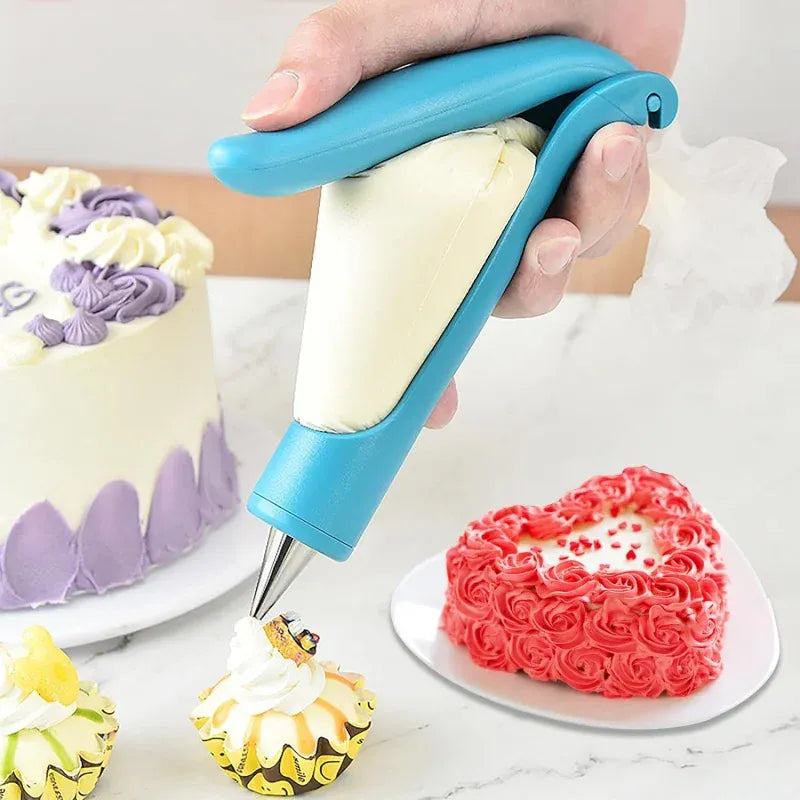 Poches à douilles pâtisserie 7 pièces réutilisables avec accessoires de décoration douillepoche