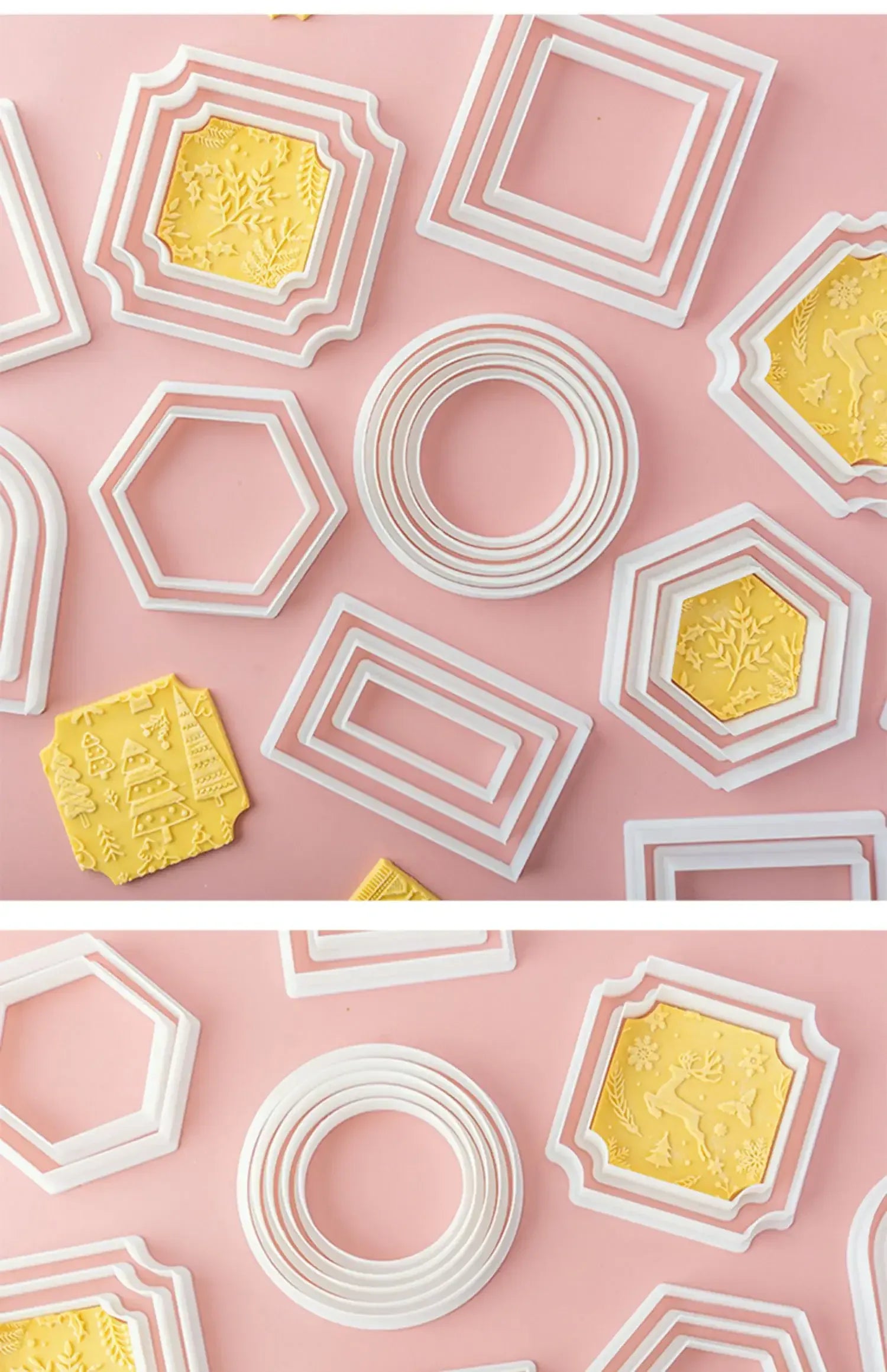 Emporte-pièce à Pâtisserie - Ensemble de 6 Formes Géométriques emportepieces