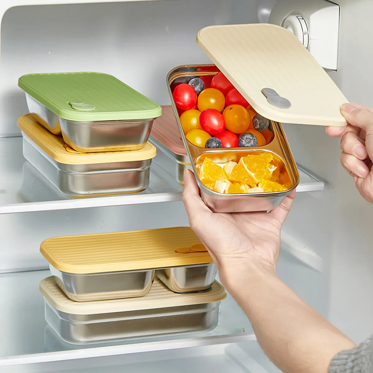 Ensemble Lunch Box Lucky - 700ml Étanche Anti-Fuite Bento