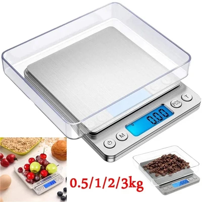 Balance de Cuisine Numérique de Poche LCD Rétroéclairé balance