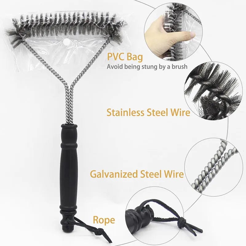 Brosse de Nettoyage pour Barbecue en Acier Inoxydable barbecue