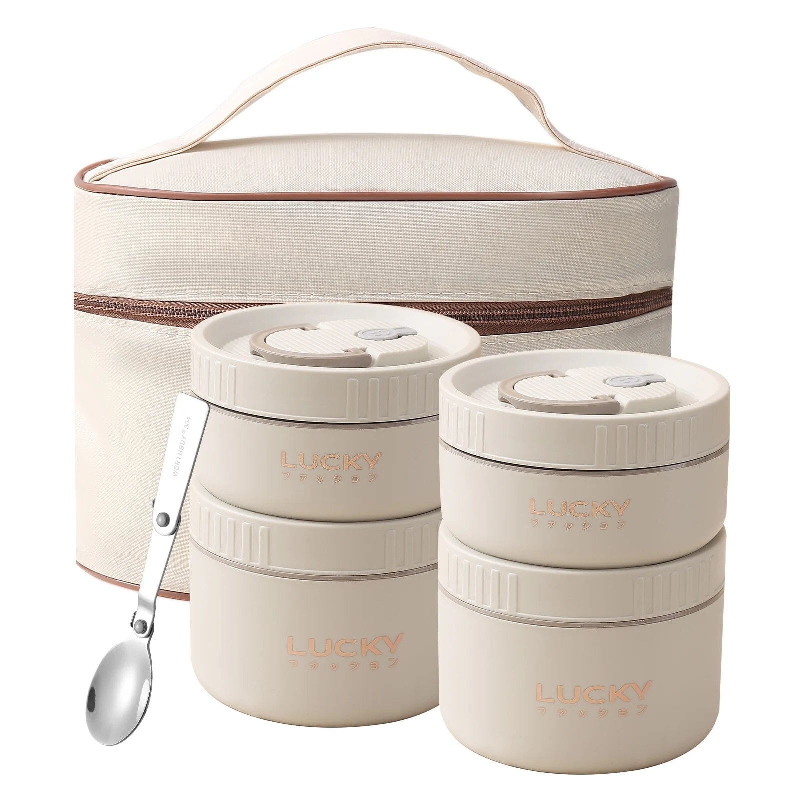 Bentos Japonais « Lucky » avec Sac de Transport Lunchbox