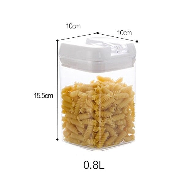 Boites de conservation des aliments et des ingrédients (Lot de 6) Boîtes Hermétiques