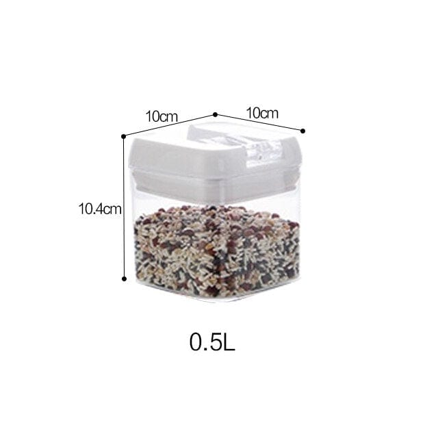 Boites de conservation des aliments et des ingrédients (Lot de 6) Boîtes Hermétiques