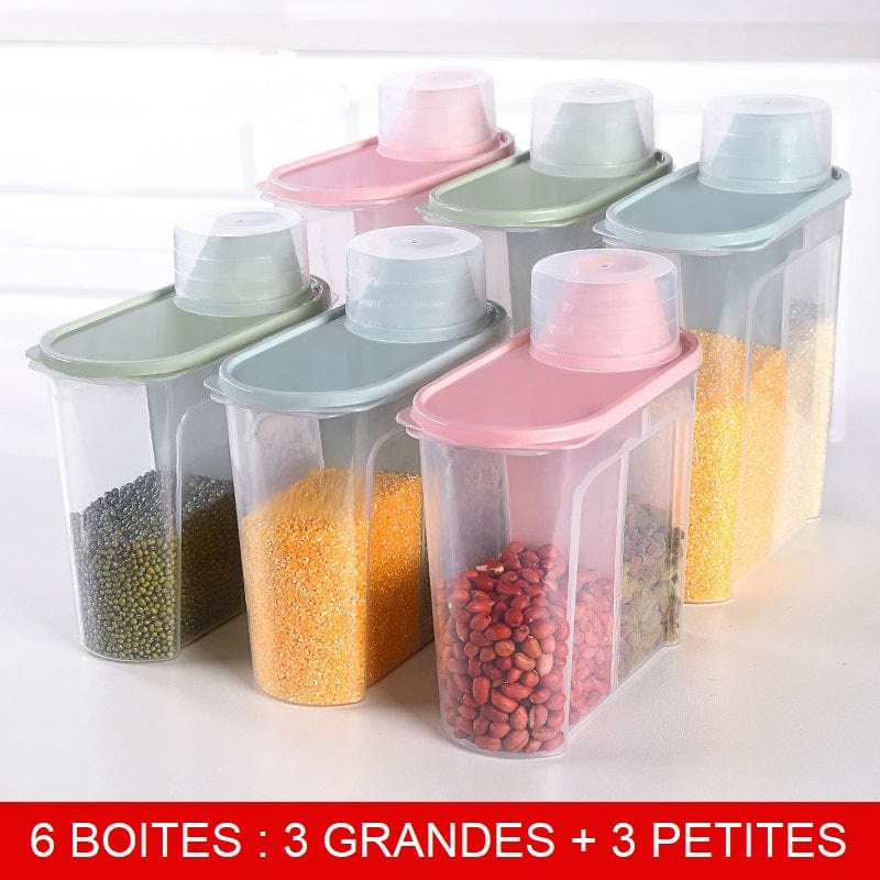 Boites de conservation des ingrédients Boîtes Hermétiques