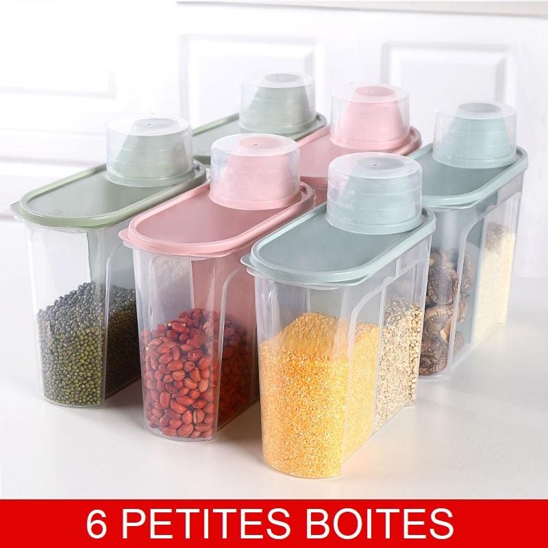 Boites de conservation des ingrédients Boîtes Hermétiques