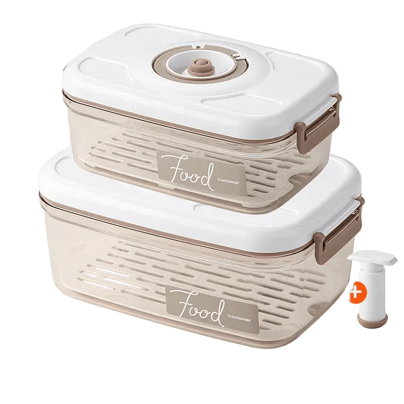 Boites hermétiques sous vide avec Pompe aspirante Boîtes Hermétiques