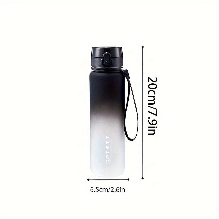Bouteille d'eau Sportive en Plastique 500ml - Anti-Fuite - Pour Camping, Randonnée, Fitness - Cadeau Anniversaire