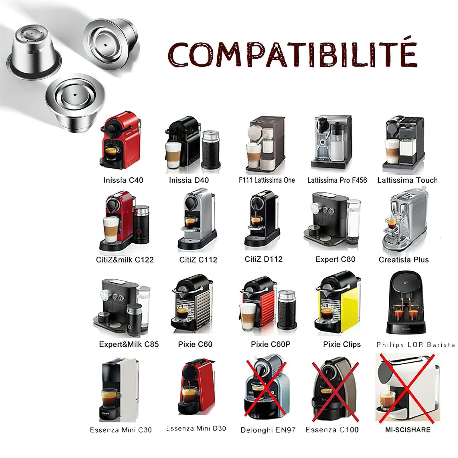 Capsule Nespresso réutilisable capsule