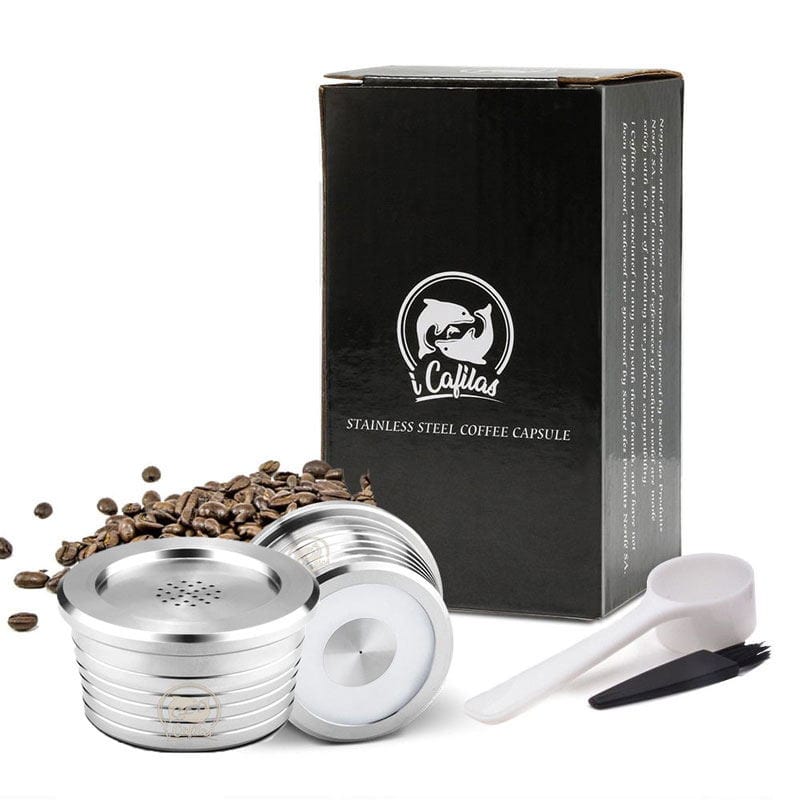 Capsules réutilisables pour Delta Q NDIQ7323, Lavazza EP Mini et AAA 3A-C225 capsule