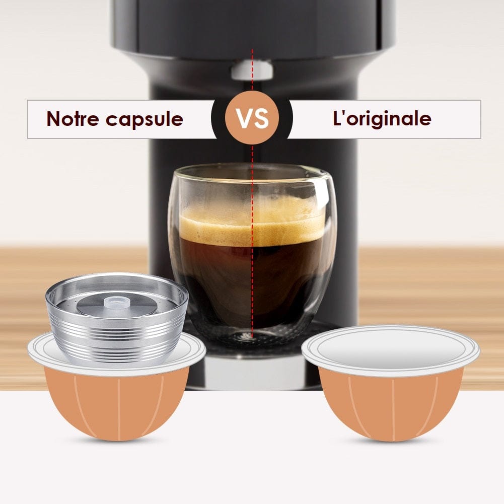 Capsules réutilisables pour Vertuo Next de Nespresso capsule