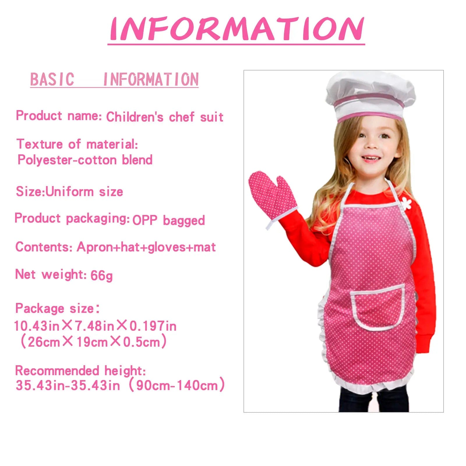 Tablier de cuisine pour enfant - Jeu de rôle - 0-12 ans - Jeu de cuisine tablier