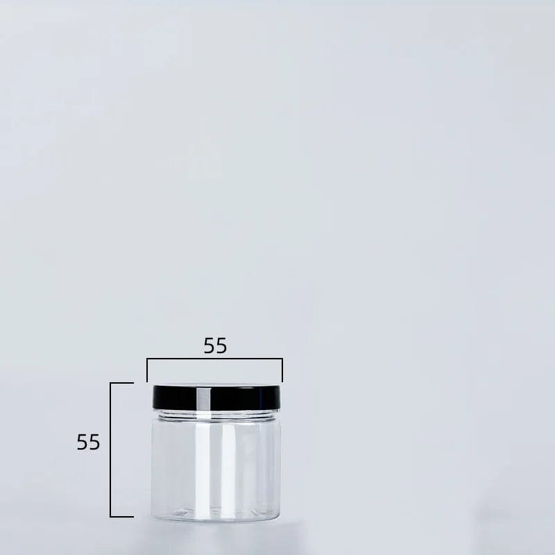 Boîte de Rangement Ronde Alimentaire à Couvercle Noir