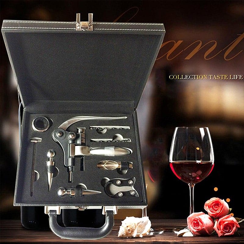 Coffret Sommelier du Tire-Bouchon à Levier double Coffret Sommelier