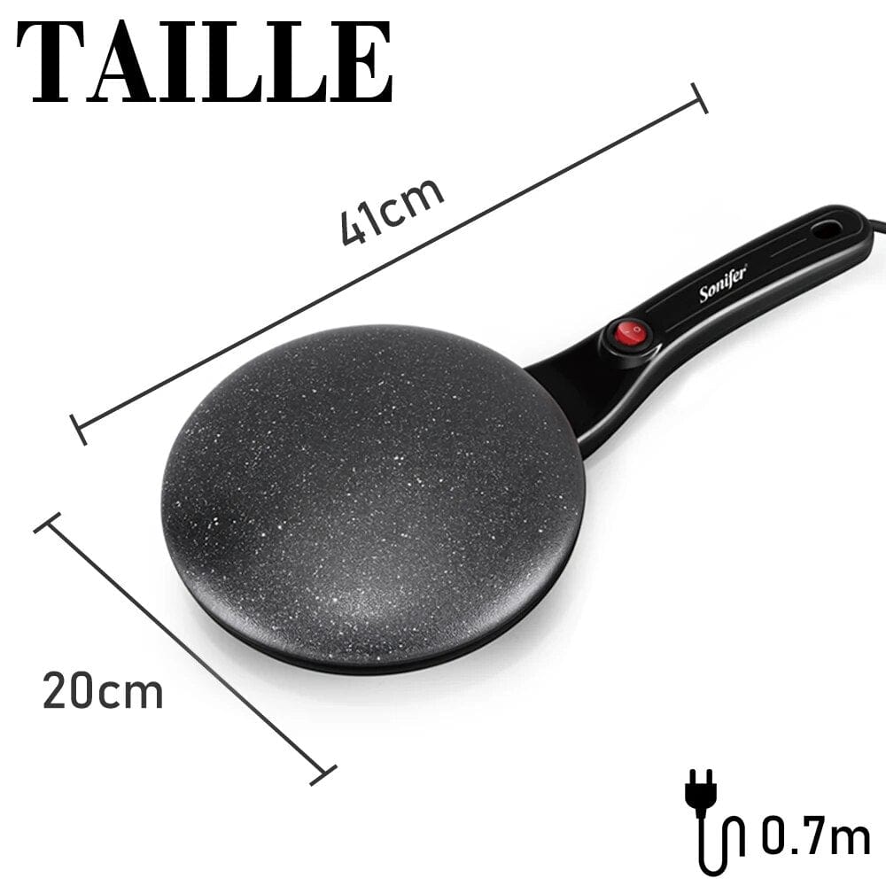 Crêpière électrique<br>pour des crêpes parfaites Crêpière