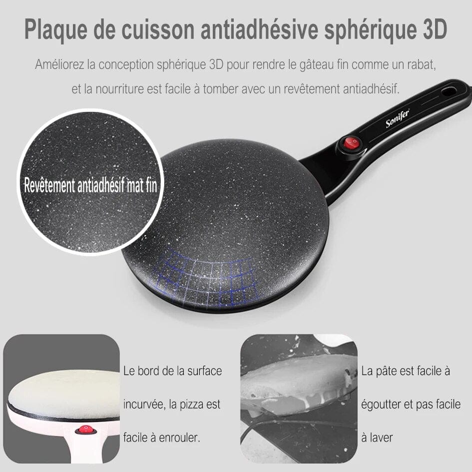 Crêpière électrique<br>pour des crêpes parfaites Crêpière