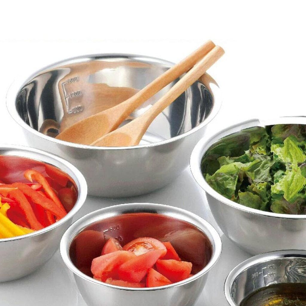 Ensemble de bols de mélange en acier inoxydable - Anti-dérapant - Parfait pour cuisine et pâtisserie