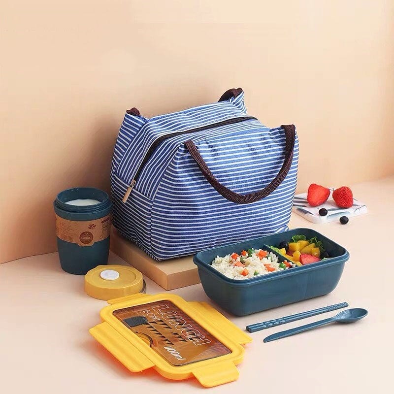 Ensemble « Lunch Box Kids » : Boite repas + Couverts + Verre + Sac Lunchbox