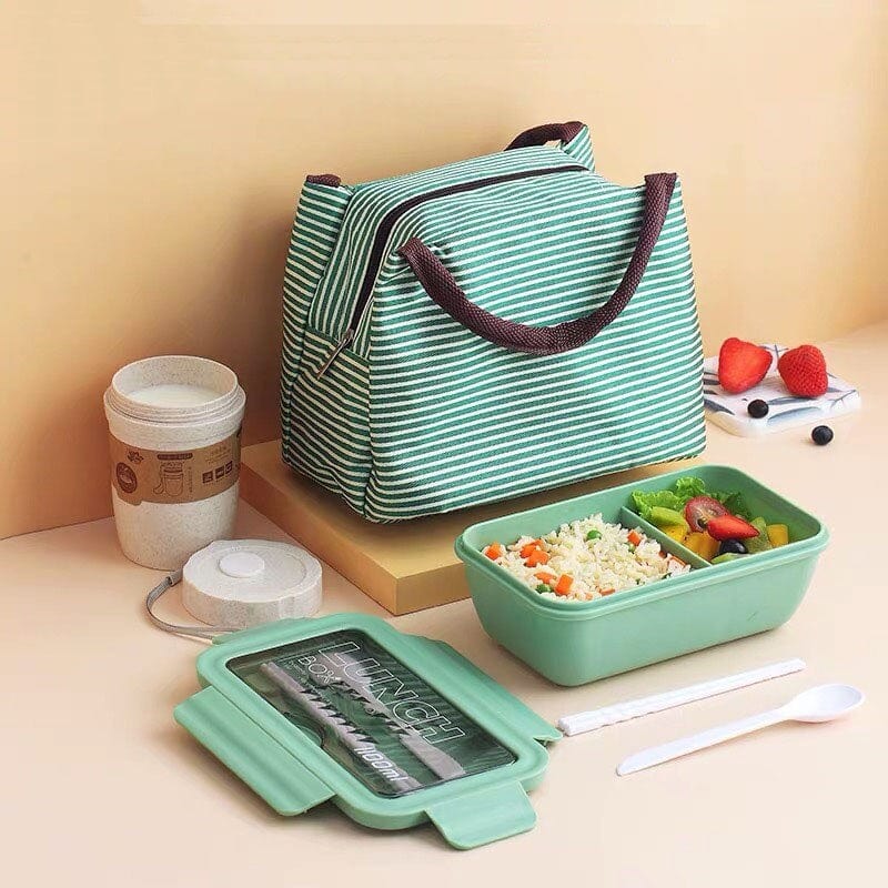 Ensemble « Lunch Box Kids » : Boite repas + Couverts + Verre + Sac Lunchbox